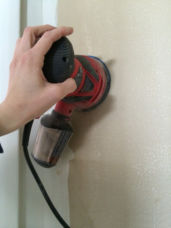 can you sand walls with orbital sander? 2