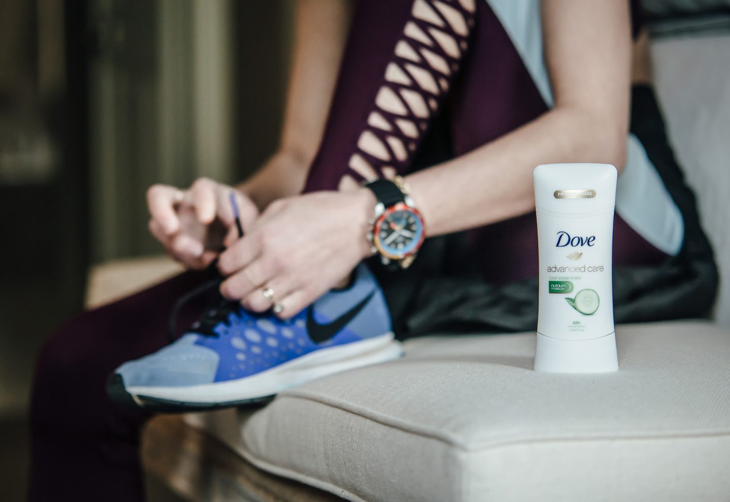 I'm giving you my top 5 gym bag essentials on TheDandyLiar.com, including Dove's Advanced Care Deodorant.