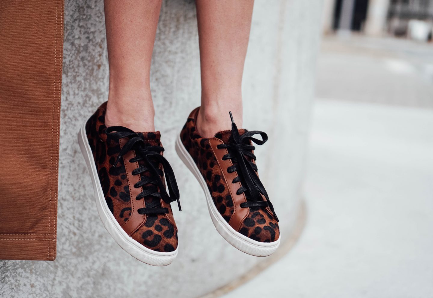  I am partnering with Marks and Spencer on TheDandyLiar.com to update my shoe wardrobe with some fresh new styles, like these gorgeous Leopard Print Lace Up Trainers.