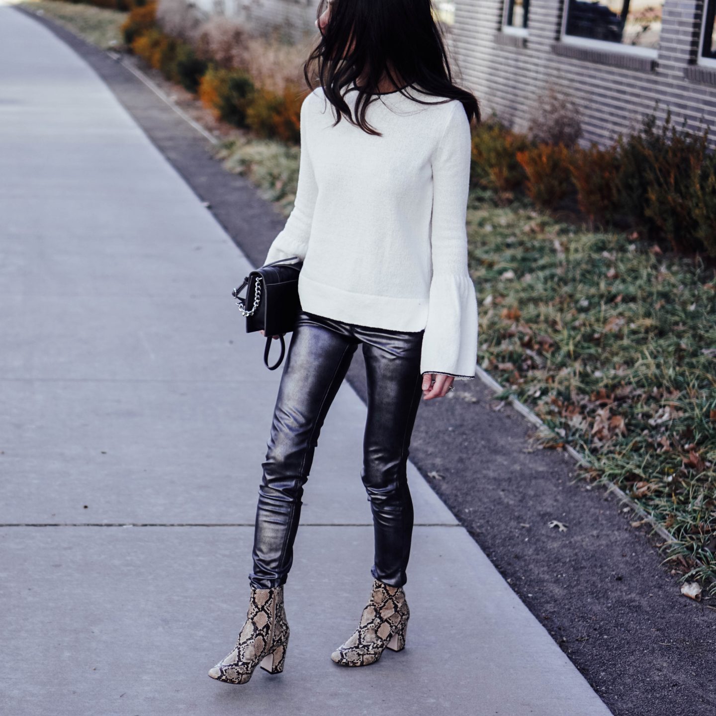 target snakeskin booties