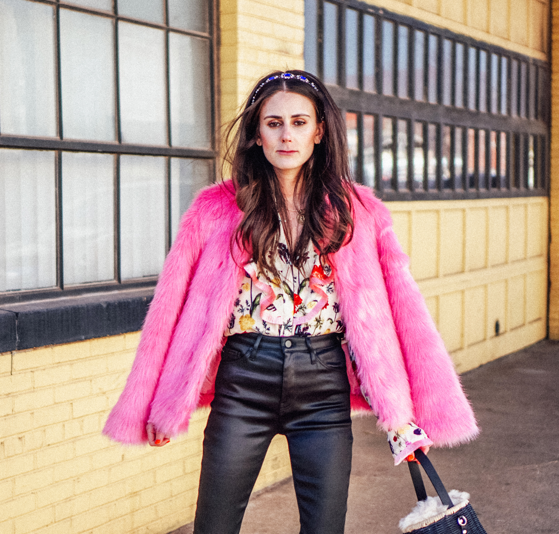 Faux Fur Jacket, Valentines Day Outfit