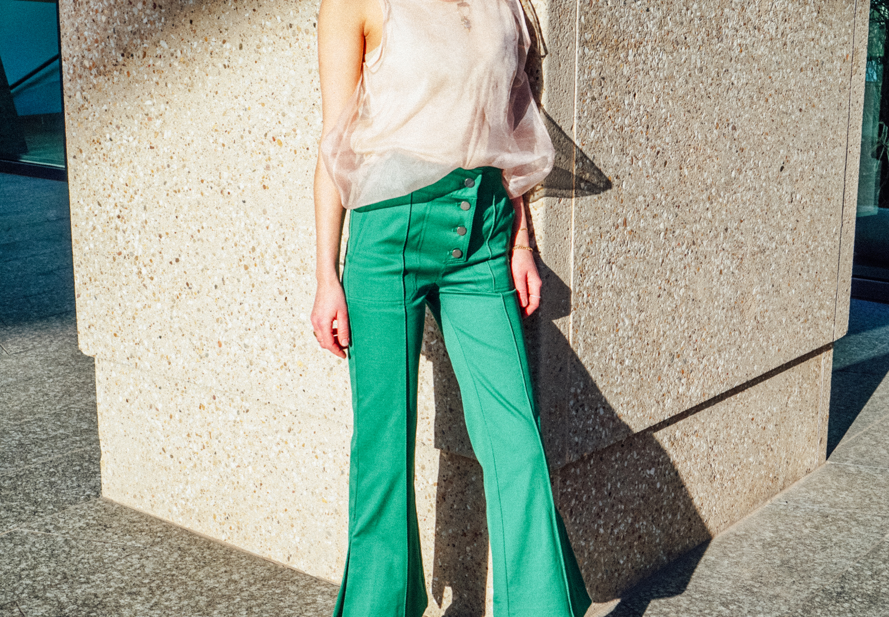 Fancy green pants The Dandy Liar H&M