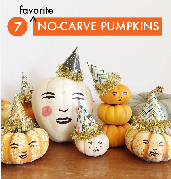 7 Favorite No-Carve Pumpkins