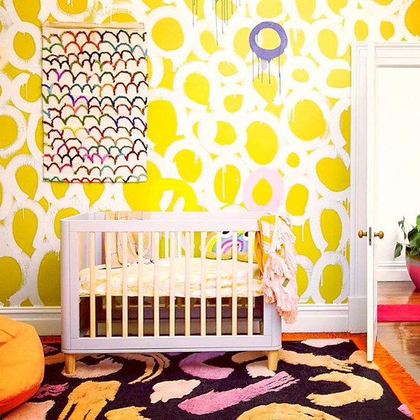Pinning Lately: 10 Eclectic Kids Rooms